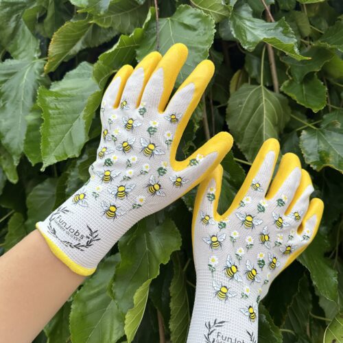 Bee garden gloves